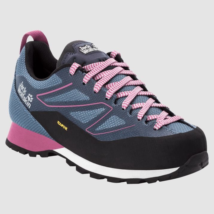 Jack Wolfskin Womens Scrambler 2 Texapore Low Hiking Shoes Grey/Rose 605173DFV